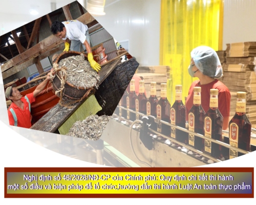 Nghị định 46/2026/NĐ-CP quy định chi tiết và hướng dẫn thi hành một số điều của Luật An toàn thực phẩm 2010