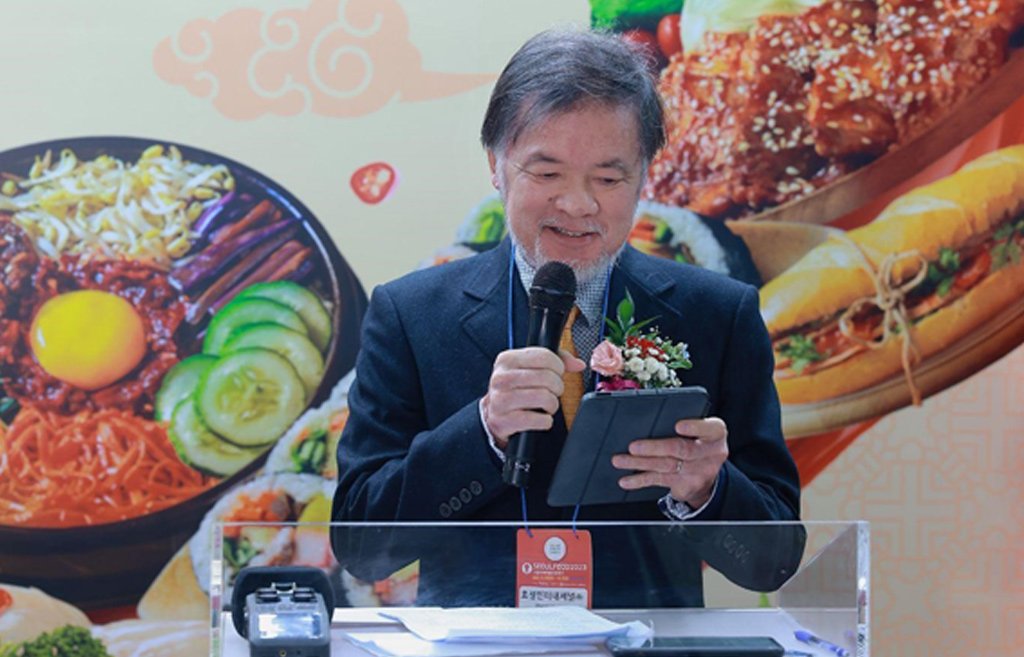 Ông Phạm Hồng Sơn phát biểu tại sự kiện Seoul Food 2023.
