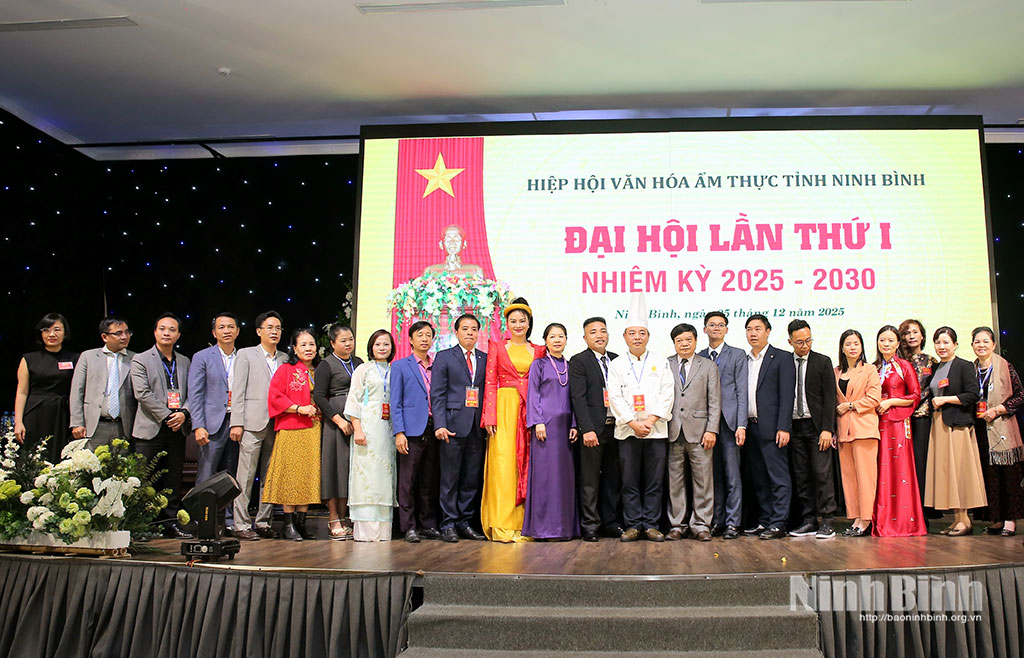 Ban Chấp hành Hiệp hội Văn hóa ẩm thực tỉnh Ninh Bình
