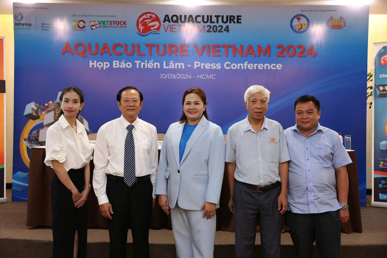 HỌP BÁO TRIỂN LÃM AQUACULTURE VIETNAM 2024 