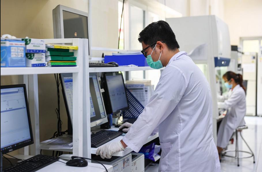 Phòng nghiên cứu tại Viện Pasteur
